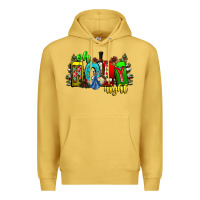 Antique Gold oh holy night Premium Hoodie - CowhideDigitalArt