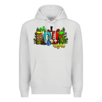 Dove Grey oh holy night Premium Hoodie - CowhideDigitalArt