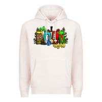 Pale Pink oh holy night Premium Hoodie - CowhideDigitalArt