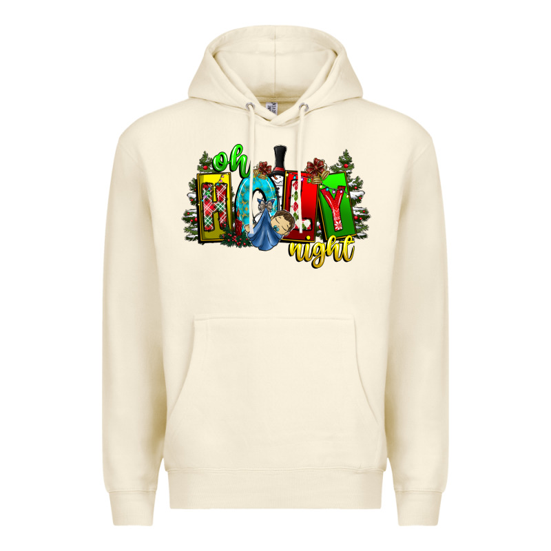 Oh Holy Night Premium Hoodie by CowhideDigitalArt | Teevron
