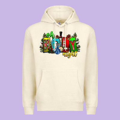 Oh Holy Night Premium Hoodie Designed By Cowhidedigitalart