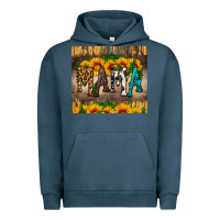 Pigment Midnight Navy mama tumbler Urban Hoodie - HRA Design Shop