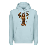 Blue Mist crawfish Premium Hoodie - FaDigitalArtStudio