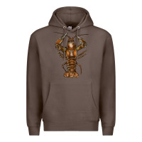 Coffee crawfish Premium Hoodie - FaDigitalArtStudio