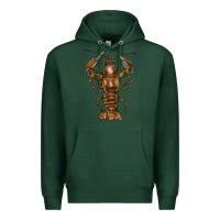 Sports Green crawfish Premium Hoodie - FaDigitalArtStudio