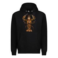 Black crawfish Premium Hoodie - FaDigitalArtStudio