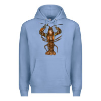 Colony Blue crawfish Premium Hoodie - FaDigitalArtStudio
