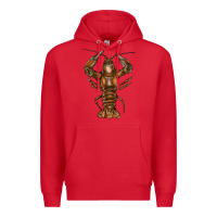 Red crawfish Premium Hoodie - FaDigitalArtStudio