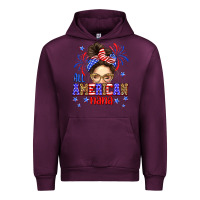 Mauve Wine All American nana Urban Hoodie - Neo Western