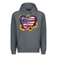 Rock American heart southern soul Premium Hoodie - CowGirlArtShop