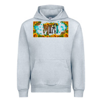 Heather Grey mini sunflower libbey cup Urban Hoodie - HRA Design Shop