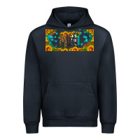 Navy mini sunflower libbey cup Urban Hoodie - HRA Design Shop
