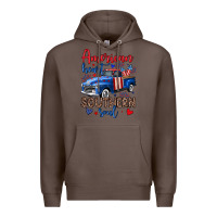 Coffee American heart southern soul truck Premium Hoodie - Neo Western