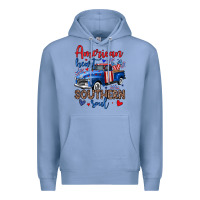 Colony Blue American heart southern soul truck Premium Hoodie - Neo Western