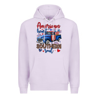 Lilac American heart southern soul truck Premium Hoodie - Neo Western
