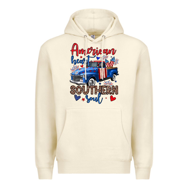 American Heart Southern Soul Truck Premium Hoodie by Neo Western | Teevron