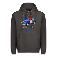Smoke American heart southern soul truck Premium Hoodie - Neo Western