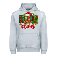 Heather Grey Christmas lala claus Urban Hoodie - FaDigitalArtStudio