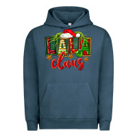 Pigment Midnight Navy Christmas lala claus Urban Hoodie - FaDigitalArtStudio