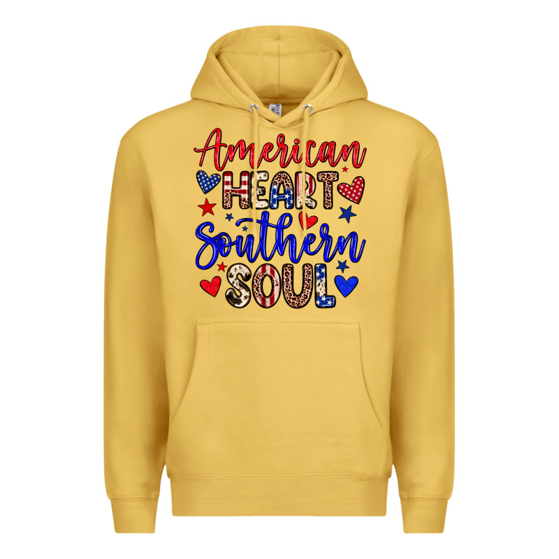 American Heart Southern Soul Premium Hoodie by Neo Western | Teevron