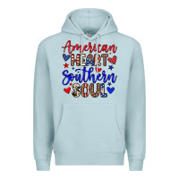 Blue Mist American heart southern soul Premium Hoodie - Neo Western