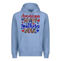 Colony Blue American heart southern soul Premium Hoodie - Neo Western