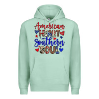 Seafoam American heart southern soul Premium Hoodie - Neo Western