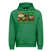 Emerald Be Nice To The Bus Driver It's A Long Walk Home Urban Hoodie - CowhideDigitalArt