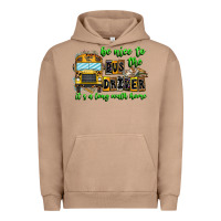 Pigment Burro Be Nice To The Bus Driver It's A Long Walk Home Urban Hoodie - CowhideDigitalArt