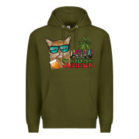Army Green hello summer Premium Hoodie - SublimationCraftShop