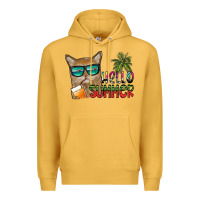 Mustard hello summer Premium Hoodie - SublimationCraftShop