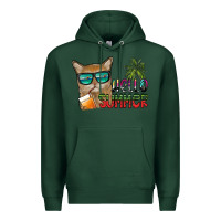 Sports Green hello summer Premium Hoodie - SublimationCraftShop