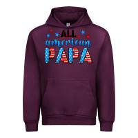 Mauve Wine All American papa Urban Hoodie - Neo Western