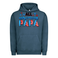 Pigment Midnight Navy All American papa Urban Hoodie - Neo Western