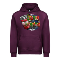 Mauve Wine coffe Urban Hoodie - CowhideDigitalArt