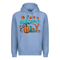 Colony Blue welcome fall Premium Hoodie - HRA Design Shop