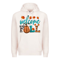 Pale Pink welcome fall Premium Hoodie - HRA Design Shop