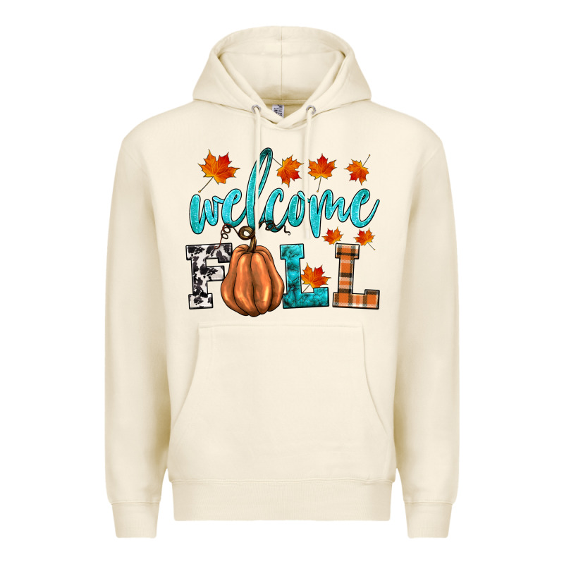 Welcome Fall Premium Hoodie by HRA Design Shop | Teevron