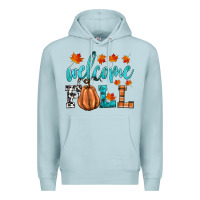 Blue Mist welcome fall Premium Hoodie - HRA Design Shop