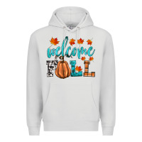 Dove Grey welcome fall Premium Hoodie - HRA Design Shop