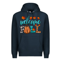 Navy welcome fall Premium Hoodie - HRA Design Shop