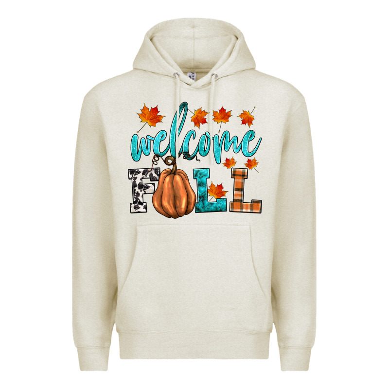 Welcome Fall Premium Hoodie by HRA Design Shop | Teevron