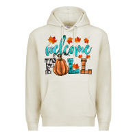 Oatmeal Heather welcome fall Premium Hoodie - HRA Design Shop