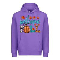 Purple welcome fall Premium Hoodie - HRA Design Shop