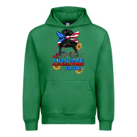Emerald All American Nana 4th of July Urban Hoodie - CowGirlArtShop