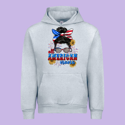 All American Nana 4th Of July Urban Hoodie Designed By Cowgirlartshop