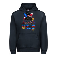 Navy All American Nana 4th of July Urban Hoodie - CowGirlArtShop