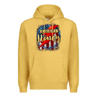 Antique Gold American honey 4th of july Premium Hoodie - CowGirlArtShop