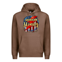 Chestnut American honey 4th of july Premium Hoodie - CowGirlArtShop