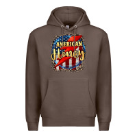 Coffee American honey 4th of july Premium Hoodie - CowGirlArtShop